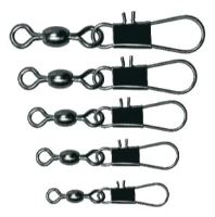 Cralusso Obratlík s Karabínkou Crane Swivel With Interlock Snap 12 ks - Veľkosť 10