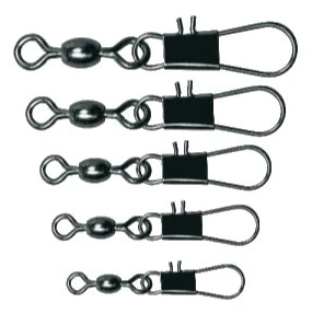 Cralusso obratlík s karabínkou crane swivel with interlock snap 12 ks - veľkosť 10