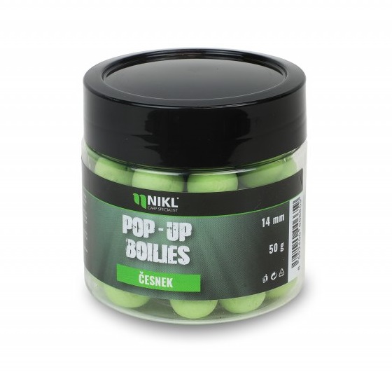 E-shop Nikl plávajúce boilies česnak - 18 mm 50 g