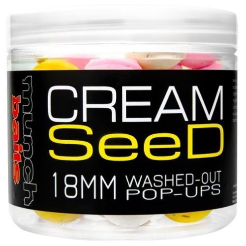 Munch Baits Plávajúce Boilies Pop-Ups Washed Out Cream Seed 200 ml