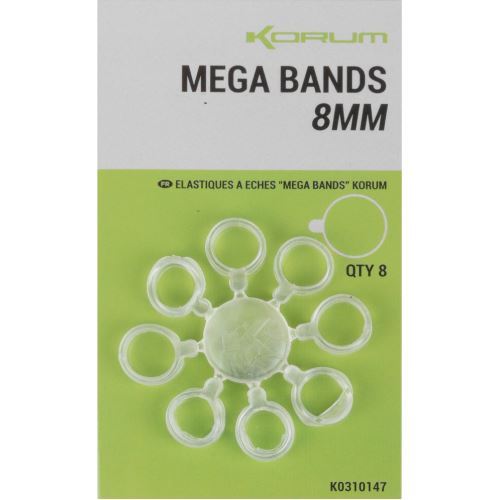 Korum Silikonové Krúžky Mega Bands 8 mm