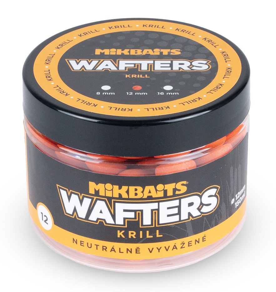 Mikbaits boilie wafters krill 150 ml - 16 mm