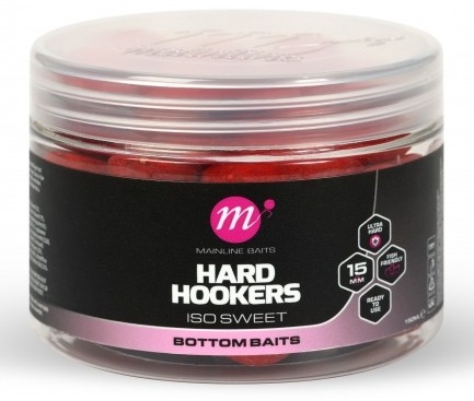 Mainline tvrdené boilie hard hookers iso sweet 150 ml - 15 mm