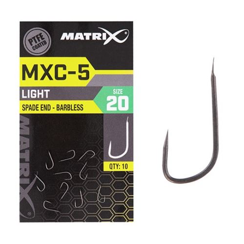 Matrix Háčiky MXC-5 Barbless Spade  10 ks