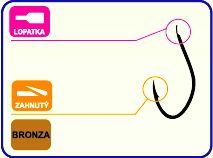 Venturieri háčiky  Model 2310 NSB   ( 10ks v balení) (1)