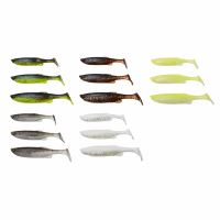 Savage Gear Gumová Nástraha Fat Minnow T-tail Kit Mixed Colors 36 ks (2)