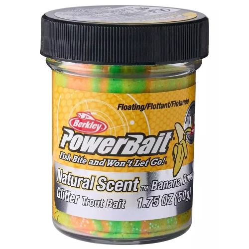 Berkley Csto Na Pstruhy Natural Glitter Troutbait Banana 50 g