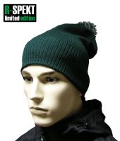 R-spekt Čiapka PomPom DUO beanie style zelená (7)