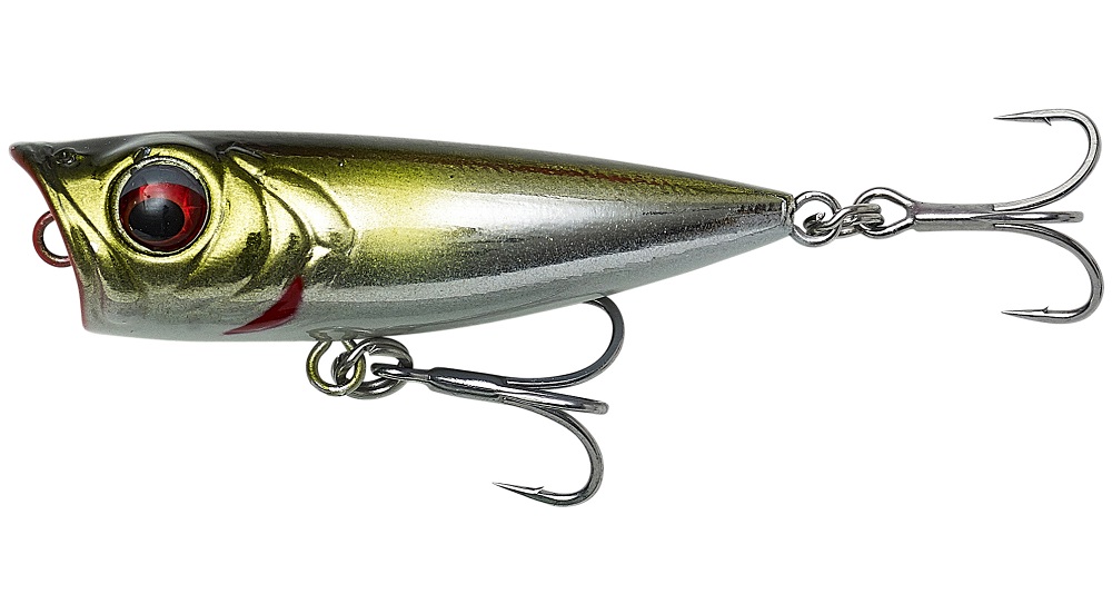 Savage gear wobler 3d minnow popper mirror ayu - 4,3 cm 4 g