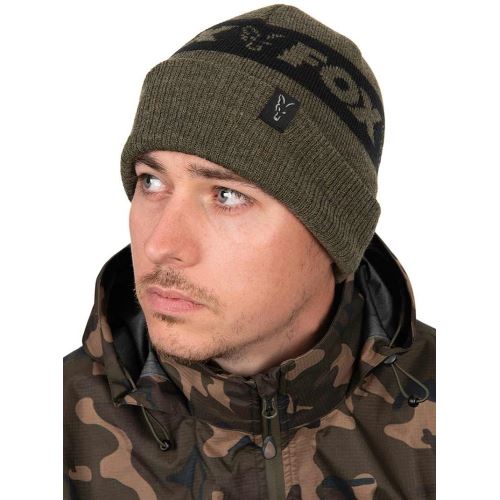 Fox Čiapka Collection Beanie Hat Green Black