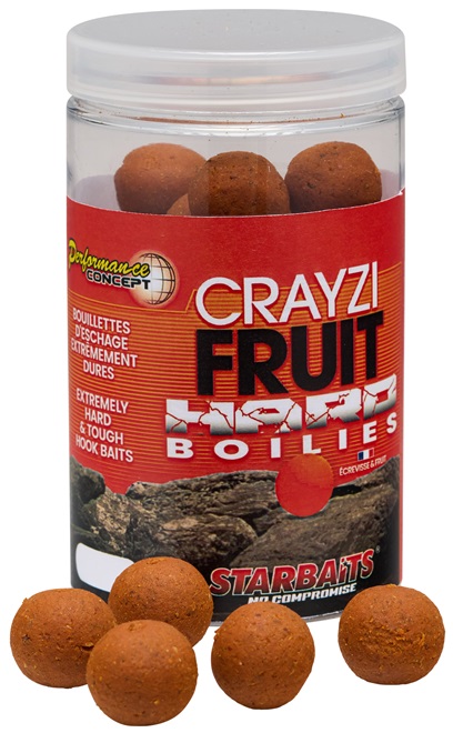 E-shop Starbaits boilie hard crayzi fruit 200 g - 24 mm