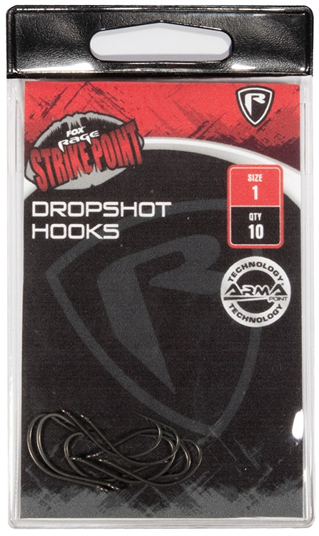 Fox rage háčiky strike point dropshot hooks - 6