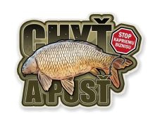 4ANGLERSDESIGN Samolepka 42 Chyť a Pusť 4ANGLERSDESIGN Samolepka 42 Chyť a Pusť