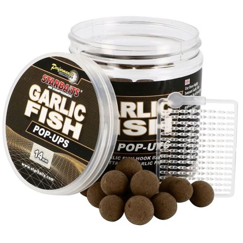 Starbaits Boilie Plávajúce Garlic Fish 80 g