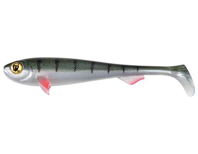 Fox rage gumová nástraha super slick shad uv young perch - 18 cm 2 ks