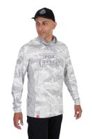 Fox Rage Tričko UV Hooded Light Camo Top (2)