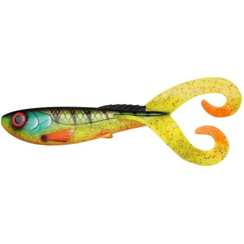 Abu Garcia Gumová Nástraha Beast Twintail Firetiger 21 cm 74 g 4 ks