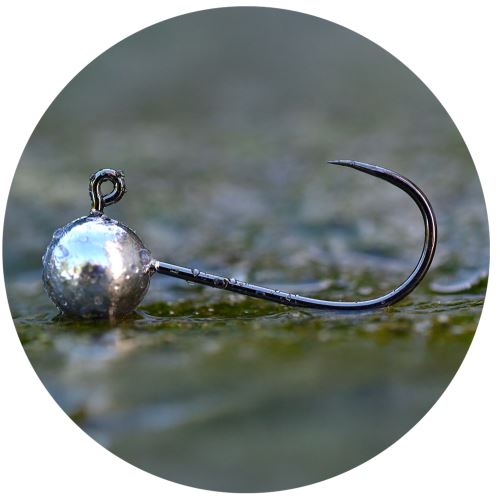 RedBass Bezprotihrotá Jigová Hlavička Sickle 5 ks 2