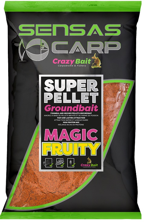 Sensas kŕmenie crazy 1 kg - super magic fruity