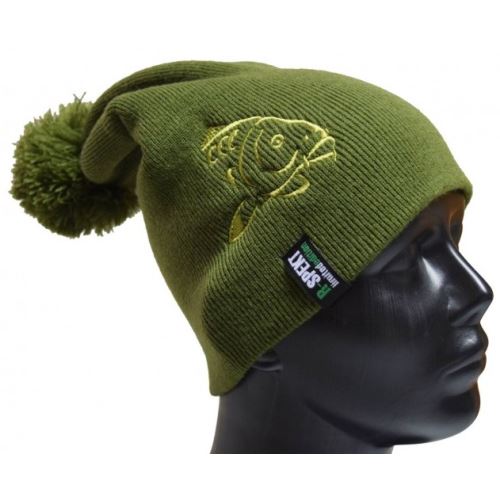 R-SPEKT Čiapka Pompom Beanie Khaki