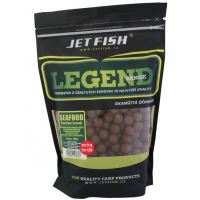 Jet Fish Extra Tvrdé Boilie Legend Range Seafood Slivka Cesnak 24 mm 250 g