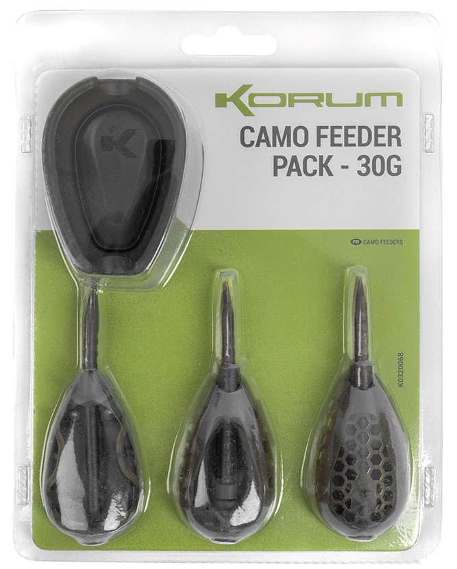 E-shop Korum sada krmítok camo feeder pack 30 g