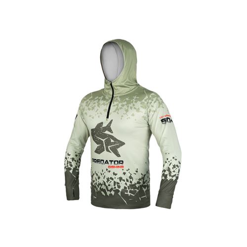 Delphin Tričko S Kapucňou UV Armor 50+ Predator