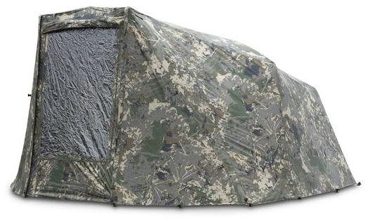 Nash prehoz titan t2 camo pro overwrap.
 
 Material bivaku Aquasense s vodným stĺpcom 20 000 mm 
 Možnosť vytvorenia predného okienka vďaka dvojitému zipsu 
 Predné dvere obsahujú PVC panel, ktorý zaručí svetelnosť vo vnútri bivaku 
 Dodávané s kolíkmi Nash T as transportným obalom