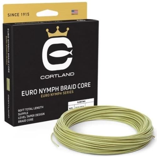 Cortland Muškarská Šnúra Euro Nymph Braid Core 022 Freshwater 90 ft