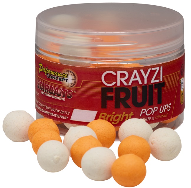 Starbaits boilie pop up bright crayzi fruit 50 g - 12 mm