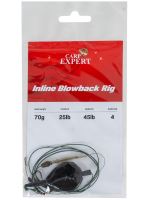 Carp Expert Boilies Montáž Inline Blow-back rig 70 g Háčik 4 Nosnosť 25 lb