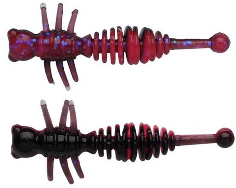 Berkley gumová nástraha powerbait power larvae salmon egg red black - 4 cm 12 ks