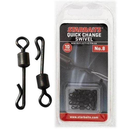 Starbaits Obratlík Quick Change 10 ks - Veľkosť 8