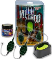 Benzar Mix Nadväzec Krmítko Set Rapid Longcast Háčik 10 0,12 mm 7,65 kg - 65+65 g