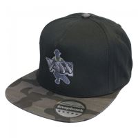 Vass Šiltovka Snapback Black With Black/Grey Camo Peak Vass Šiltovka Snapback Black With Black/Grey Camo Peak