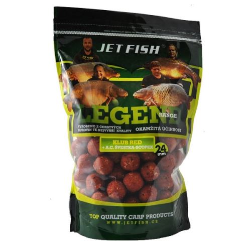 Jet Fish Boilies Legend Klub Red + A.C. Slivka / Scopex