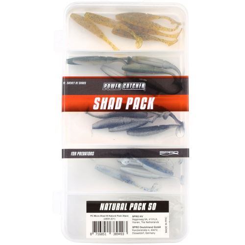 Spro Gumová Nástraha Micro Shad Natural Pack
