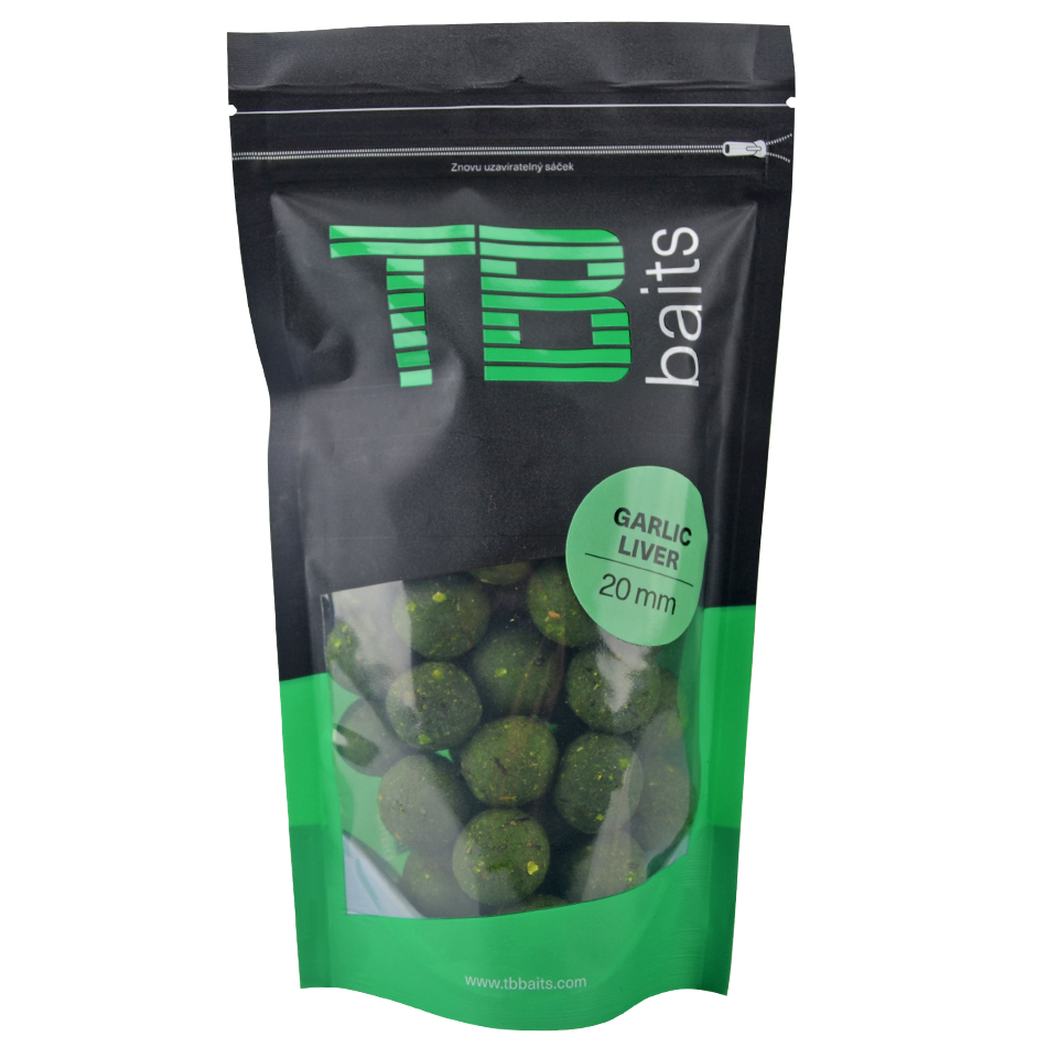 Tb baits boilie garlic liver-250 g 16 mm