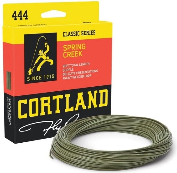E-shop Cortland muškárska šnúra 444 classic spring creek freshwater olive 90 ft - wf4f