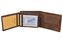 Mercucio Peňaženka Svetlohnedá Vzor 57 Rybár A Zubáč (2)