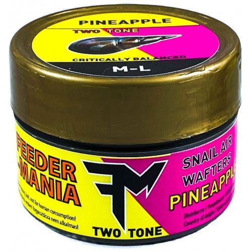 Feedermania Two Tone Snail Air Wafters 12 ks M-L - Pineapple