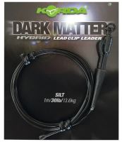 Korda Koncová Montáž Dark Matter Leader Hybrid Lead Clip 40 lb 1 m - Clay Brown