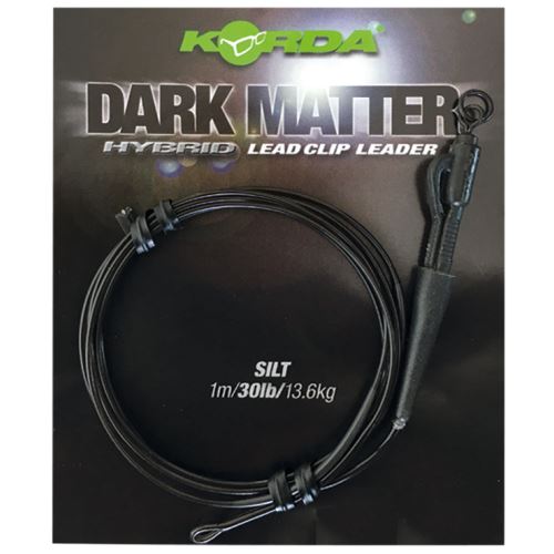 Korda Koncová Montáž Dark Matter Leader Hybrid Lead Clip 40 lb 1 m