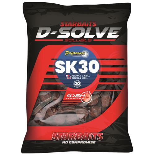 Starbaits Rozpustné Boilie D-Solve Boilies SK30 2,5 kg 20 mm