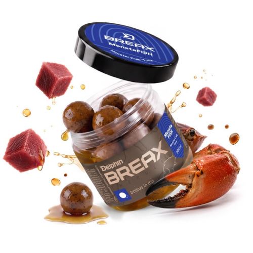 Delphin Boilies V Dipe BreaX MonstaFISH Monster Krab Tuniak 200 ml