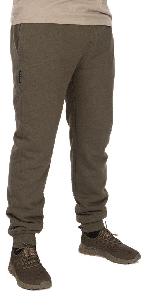 E-shop Fox tepláky collection sherpa jogger green/black - s