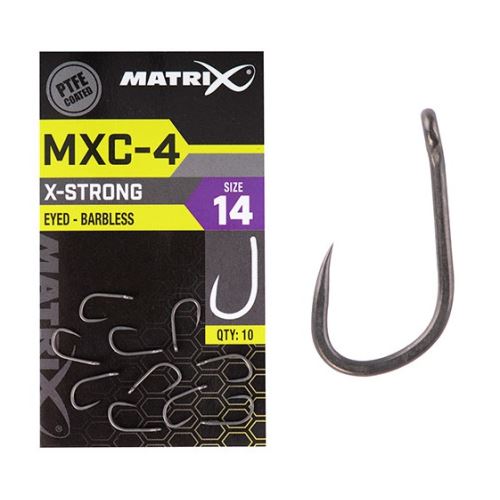 Matrix Háčiky MXC-4 Barbless Eyed 10 ks