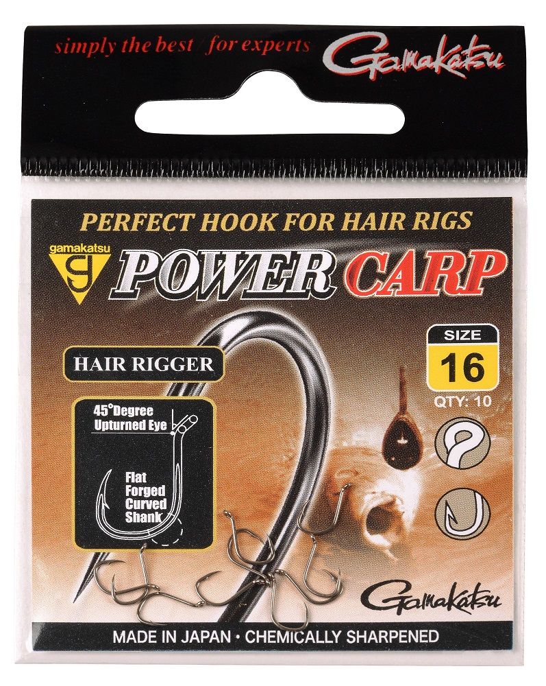 Gamakatsu háčiky power carp hair rigger - 10