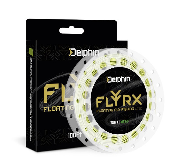 Delphin muškárska šnúra flyrx 100 ft - wf3