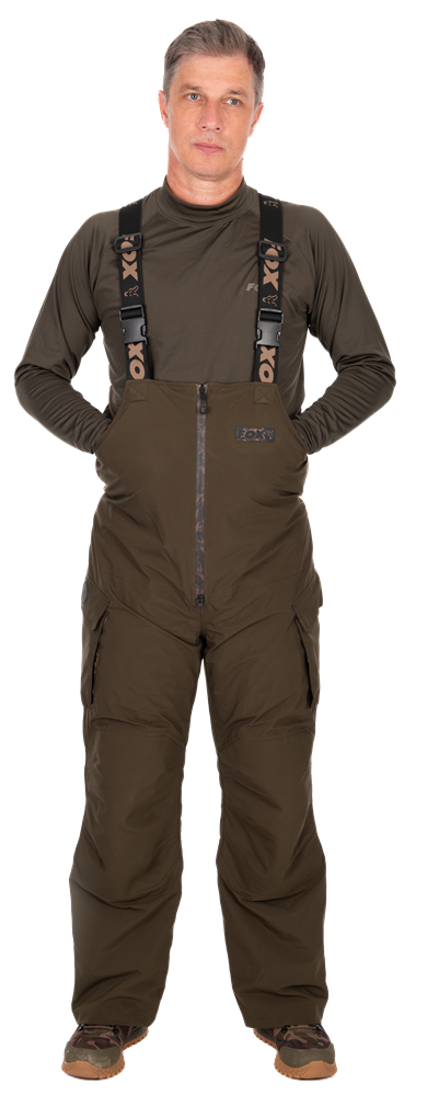 E-shop Fox nohavice kaki sherpa tec sallopettes - l